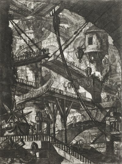 The Drawbridge, plate VII from the series Carceri d
